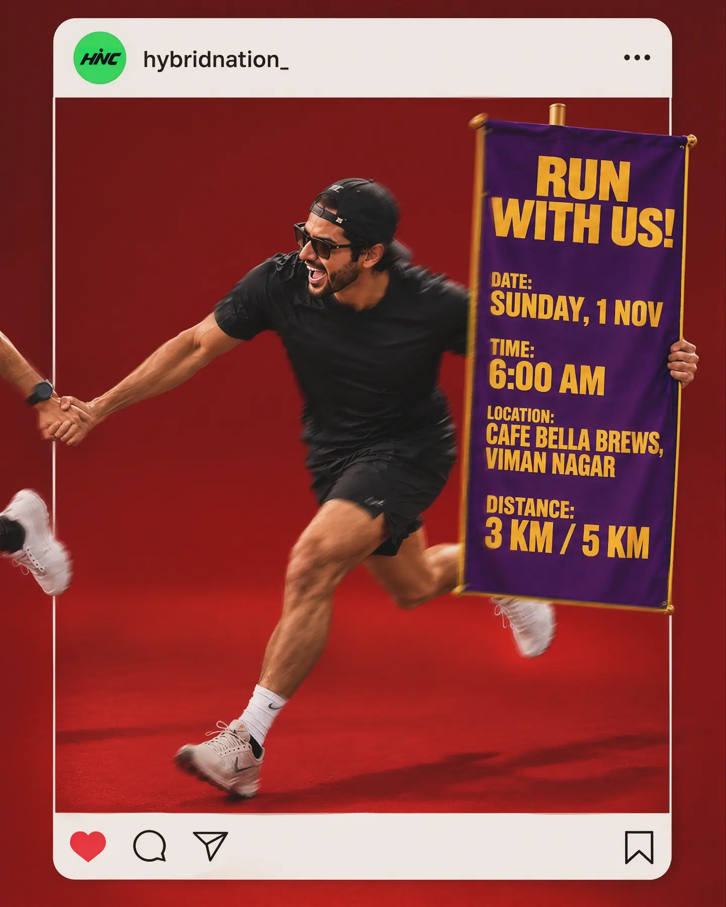 HNC Cake Run x Pirajees — Hybrid Nation 🏃‍♂️☕