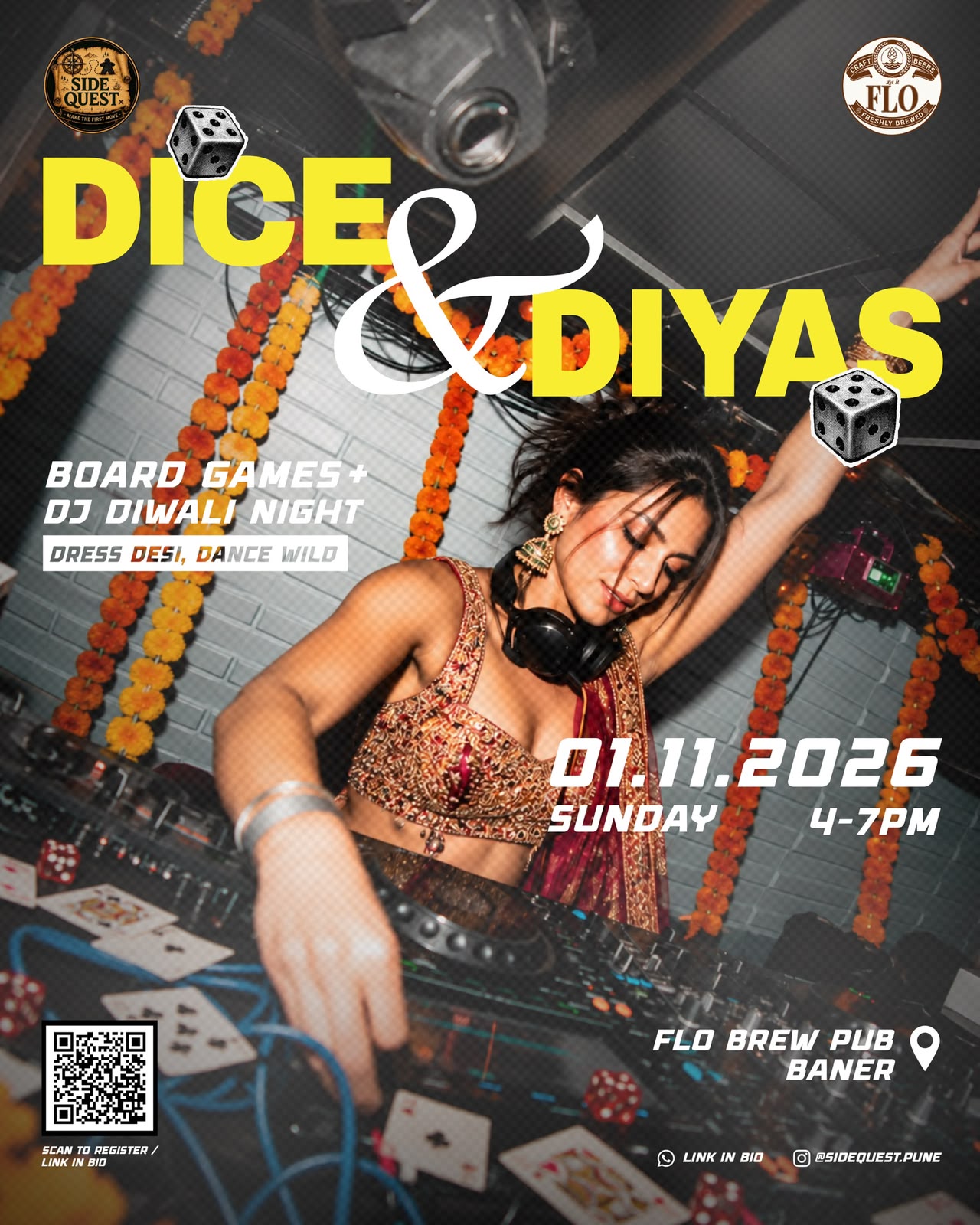 DICE & DIYAS β Sidequest Diwali Evening β¨πͺ