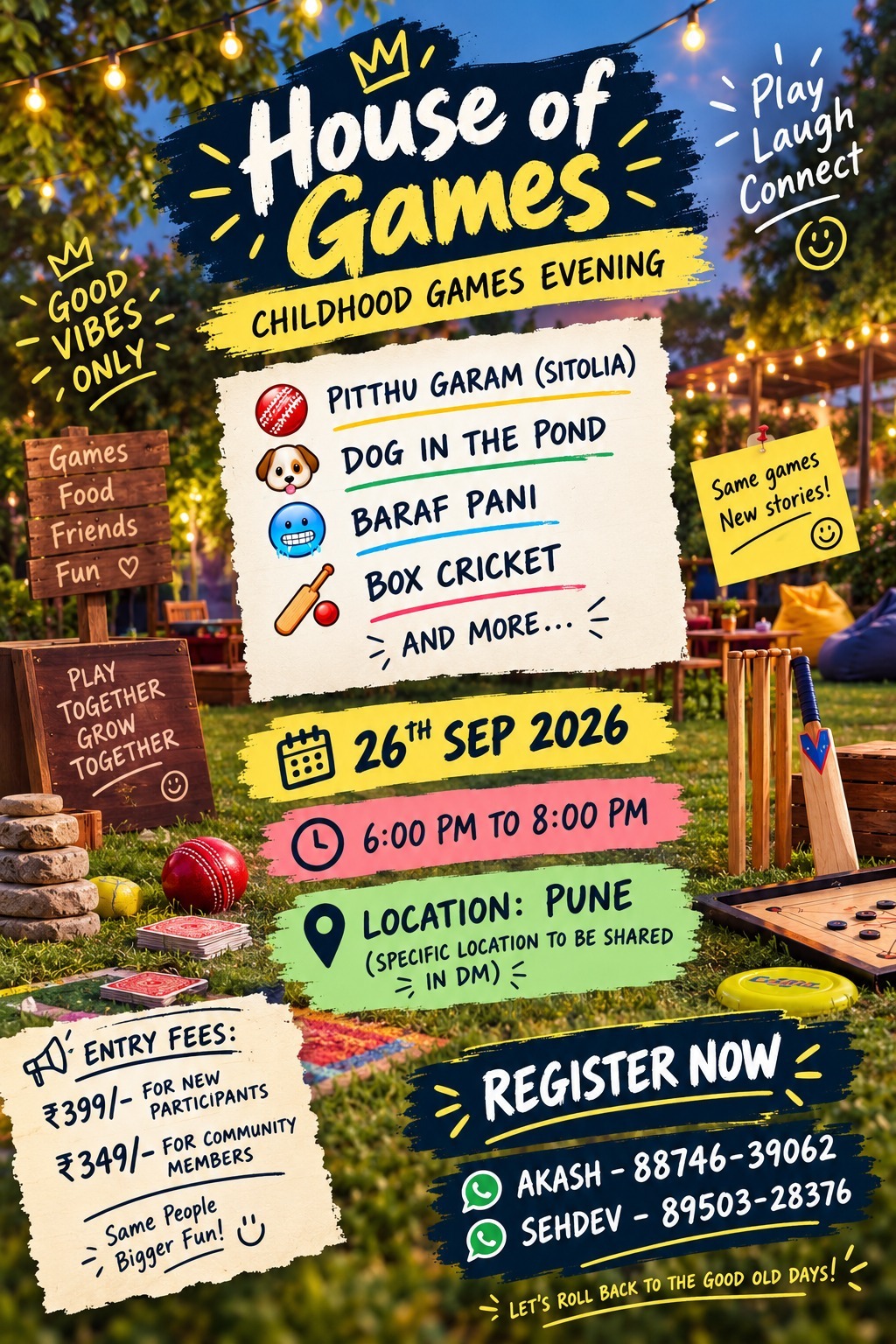 House of Games: Childhood Games Evening