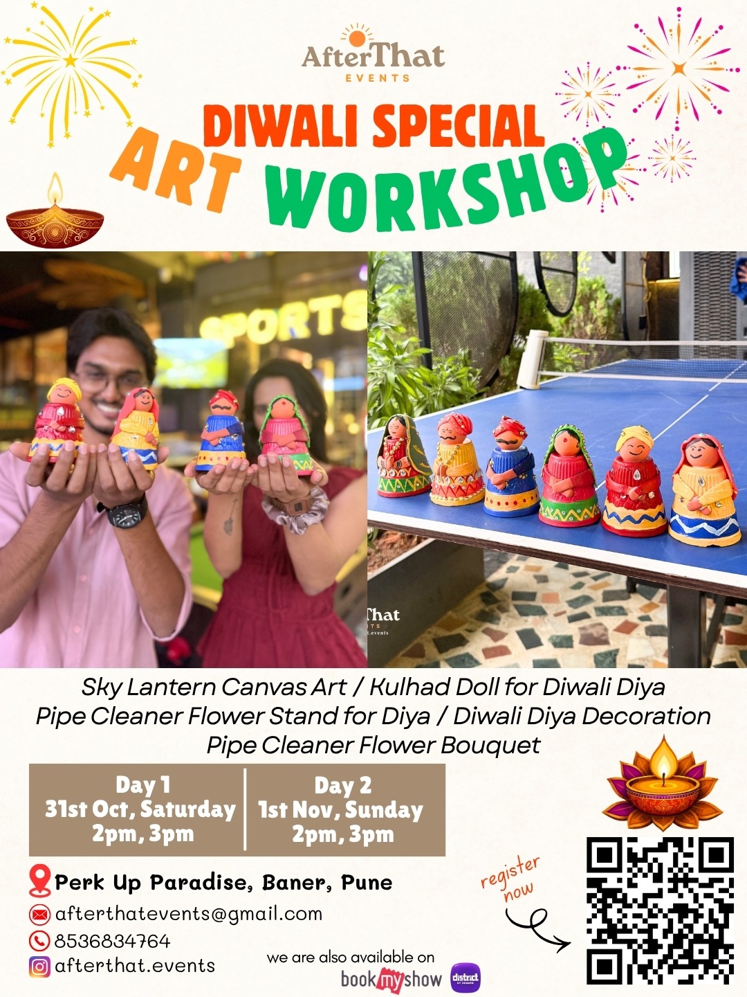 Diwali Special Art Workshop (3–6pm) — AfterThat Events ✨🪔